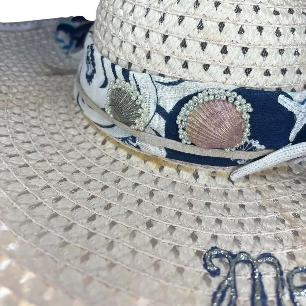 Mer-Mama Straw Sun Hat One Size